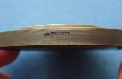 法国1935年原盒铜章诺曼底号豪华邮轮