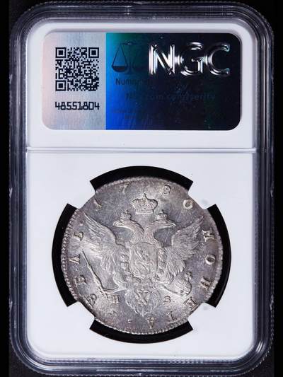 1780年沙俄叶卡捷琳娜大帝卢布银币