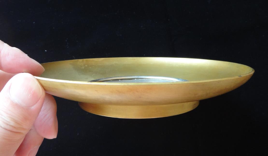 法国爱神阿芙洛狄忒和厄洛斯装饰铜盘