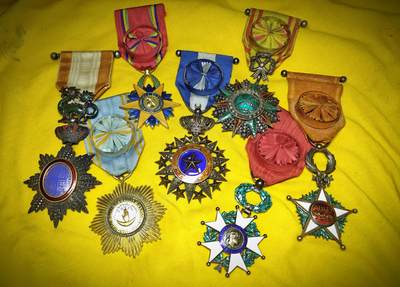 法国殖民地勋章其中几枚 