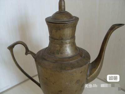 古董级老铜酒壶！！