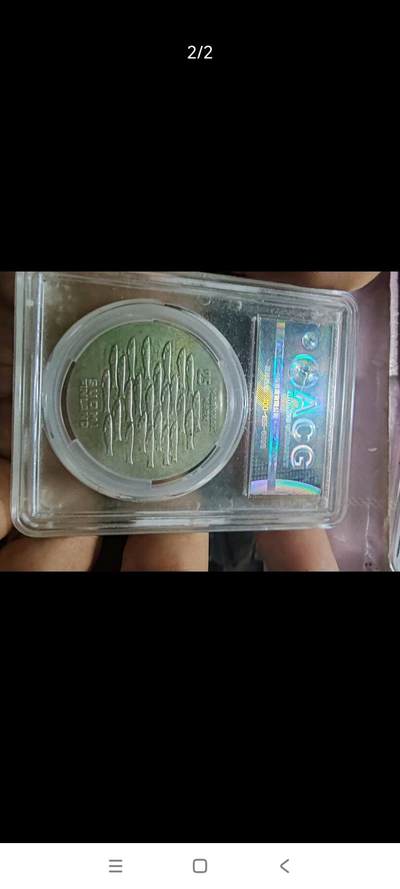 在别的平台拍了一个银币，店主非得跟我说是镀银的，材质是钢的，可能觉得拍的价格低了？搞不懂。有高手帮我看看，到底是不是银币？