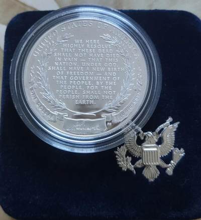 2009年美国林肯诞辰200周年1美元精制纪念银币