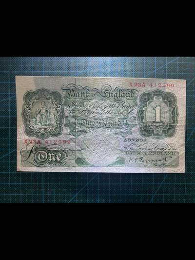 1948年英国一英镑纸钞