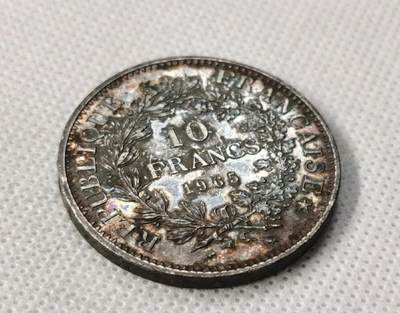 1976年50法郎大力神，心心念的币收到啦。2026/2/8