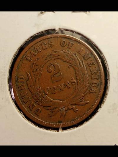 1865年美国2分铜币