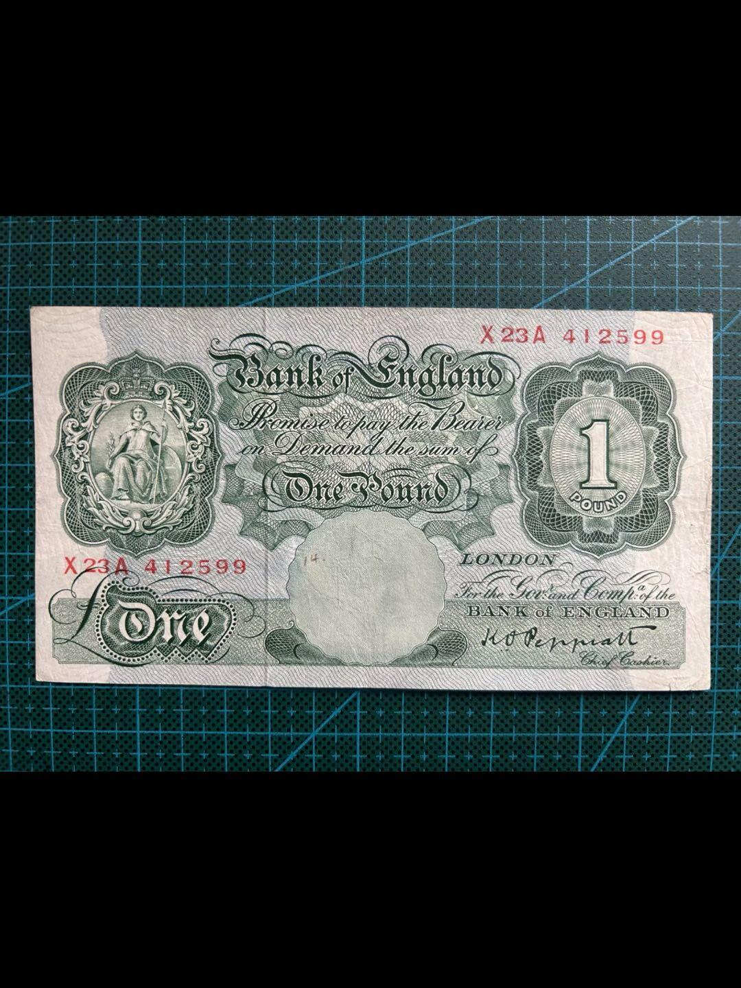 1948年英国一英镑纸钞