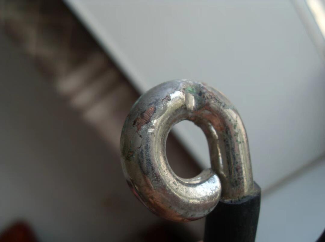 纯铜老物件 内部为红铜，外面是一层防锈镀层！！