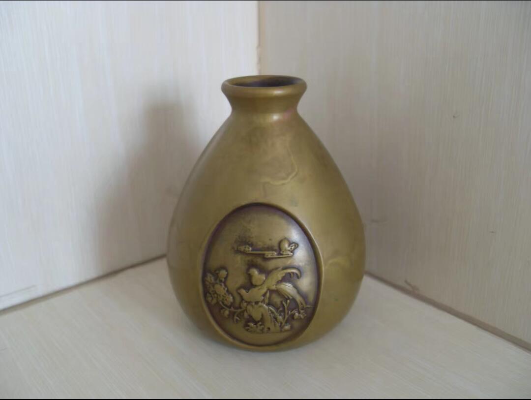 大肚铜酒壶 酒瓶！！