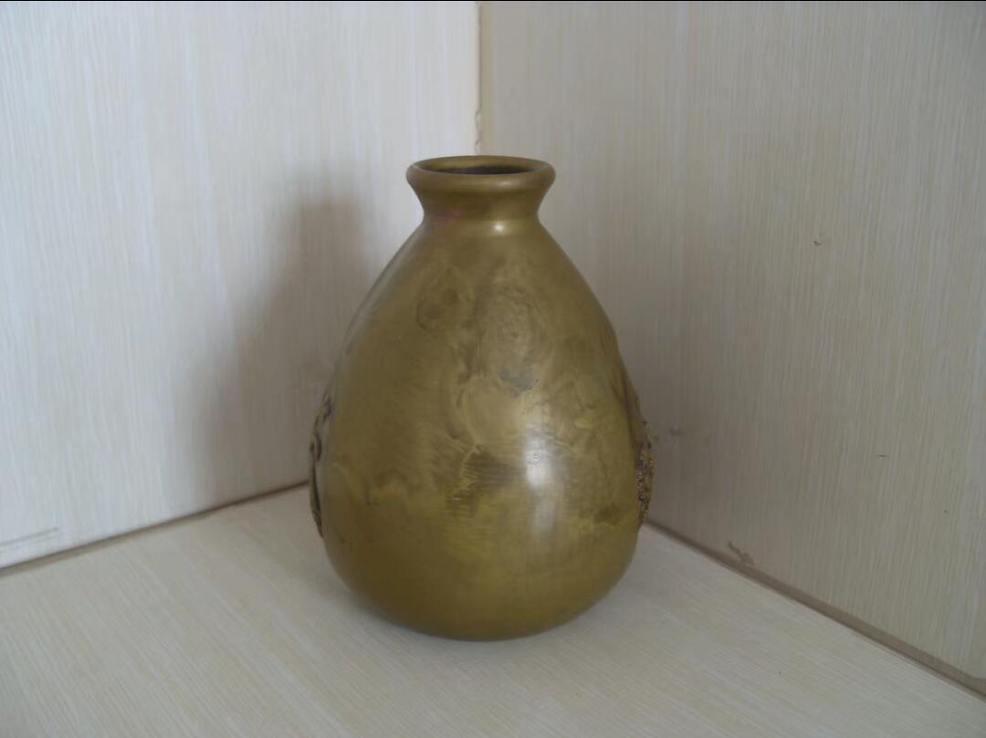 大肚铜酒壶 酒瓶！！