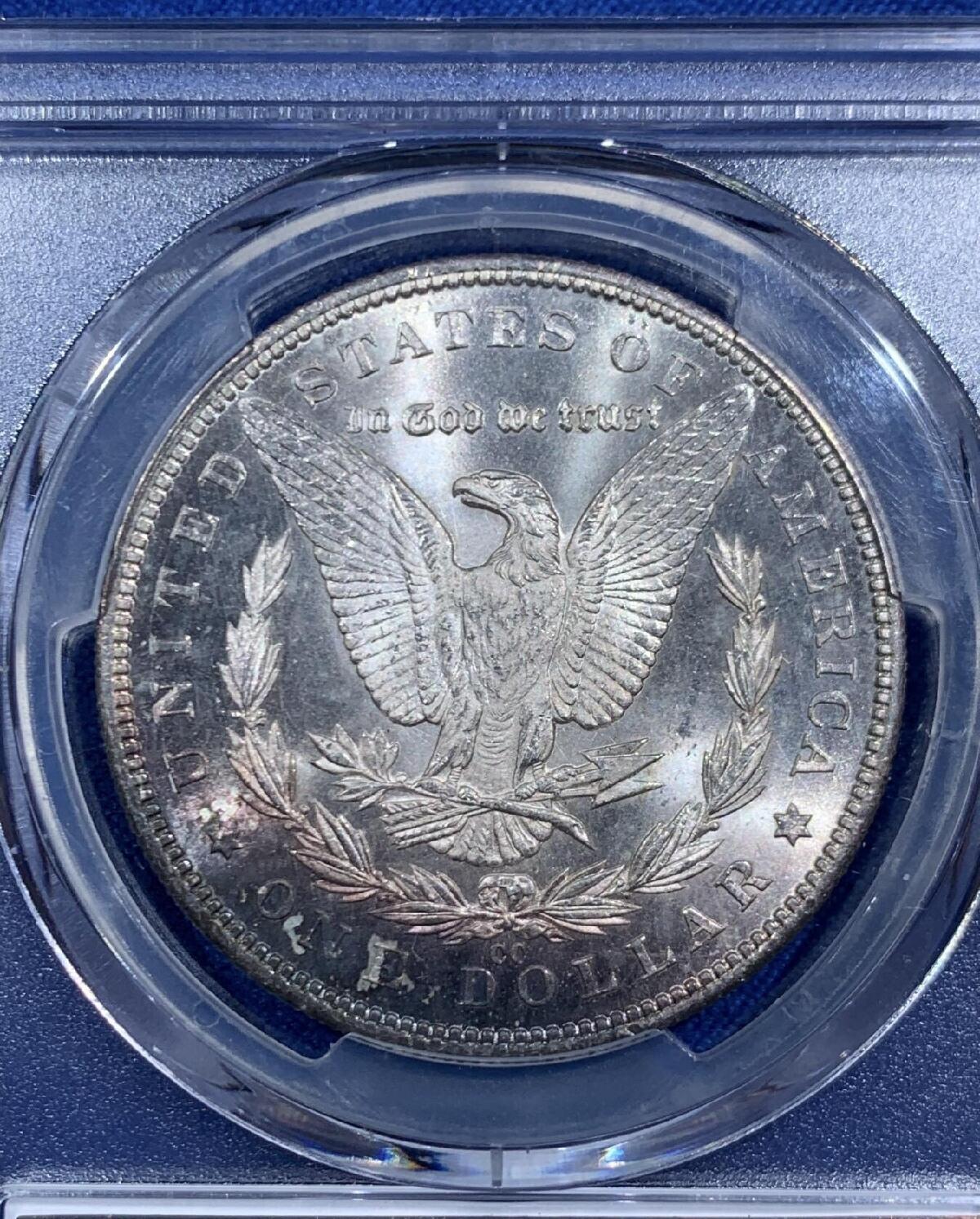 【美】PCGS MS64 美国 1884 CC 摩根1美元银币！2026/2/10
