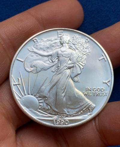 【已换藏】1990年行走女神银币 2026/1/30