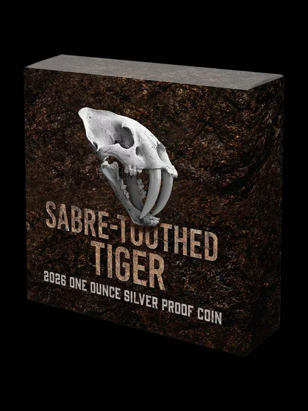 剑齿虎—2026年纽埃银币