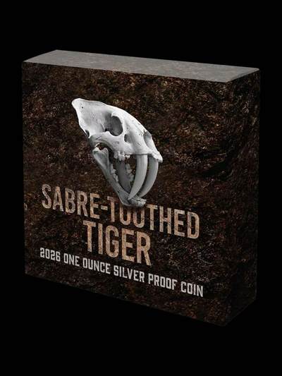 剑齿虎—2026年纽埃银币