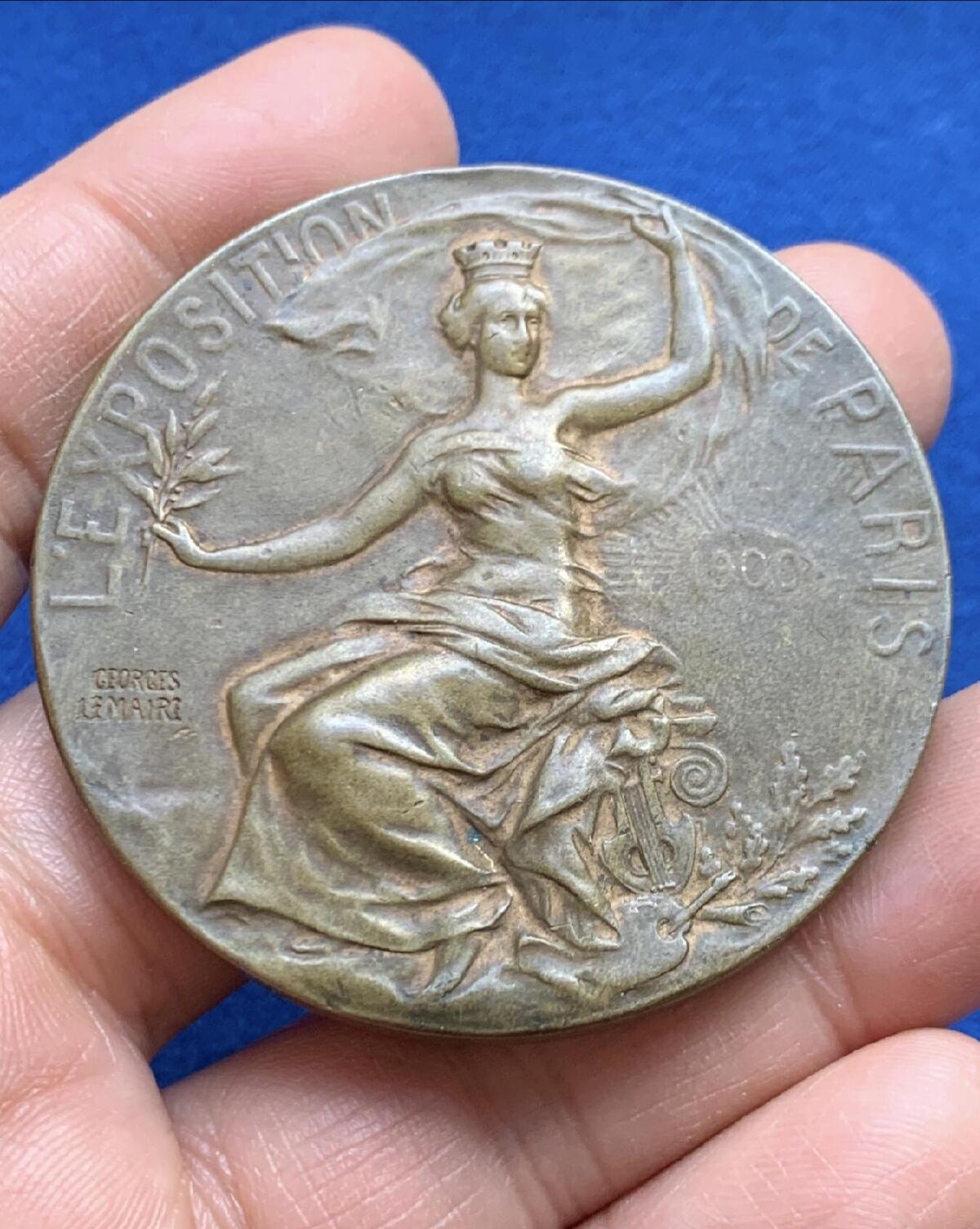 【已换藏送拍】法国1900巴黎世界博览会纪念铜章 2026/2/11