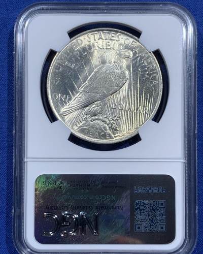 【美】NGC MS63 美国1922年和平鸽1元银币 2026/2/11