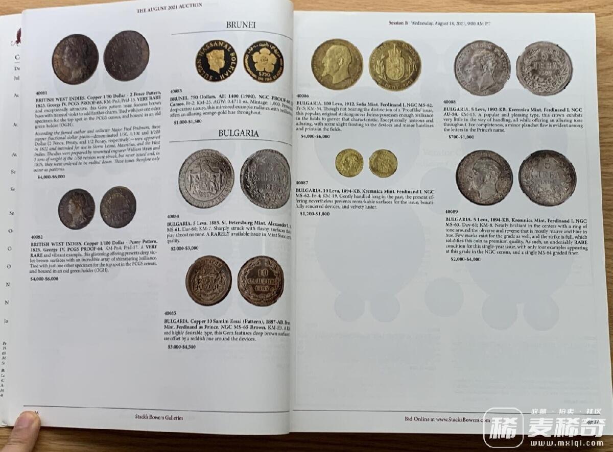 【拍得】SBP 2021世界钱币拍卖目录 2026/2/11