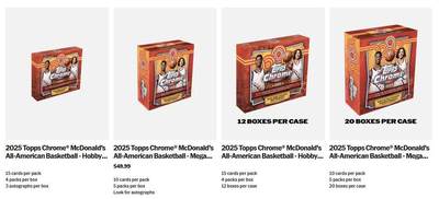 2025 Topps Chrome 麦当劳全美篮球名单详解