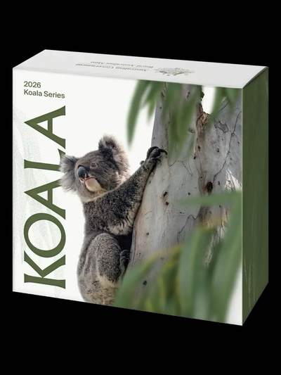 高浮雕考拉—2026年澳大利亚银币
