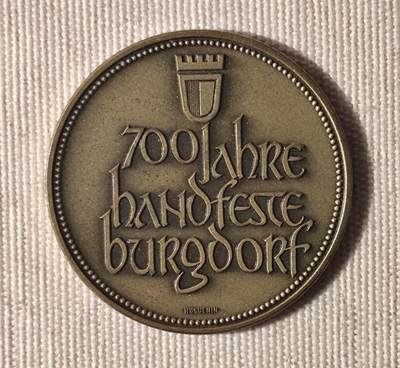 1973年瑞士布格多夫700周年纪念章