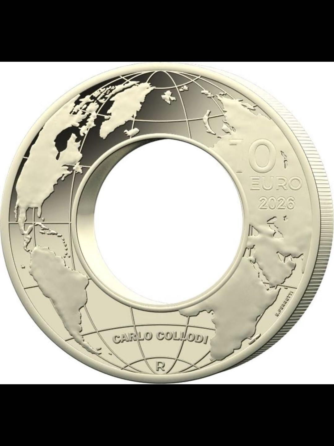 致敬卡洛•科洛迪—2026年意大利纪念币