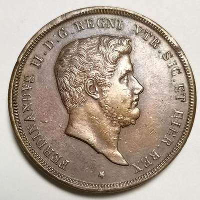 两西西里王国（Kingdom of the Two Sicilies）10 Tornesi铜币