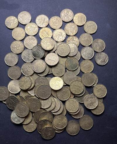 欧盟各国 20 欧分 100 枚，共计 20 欧元，572 克 2026/2/13