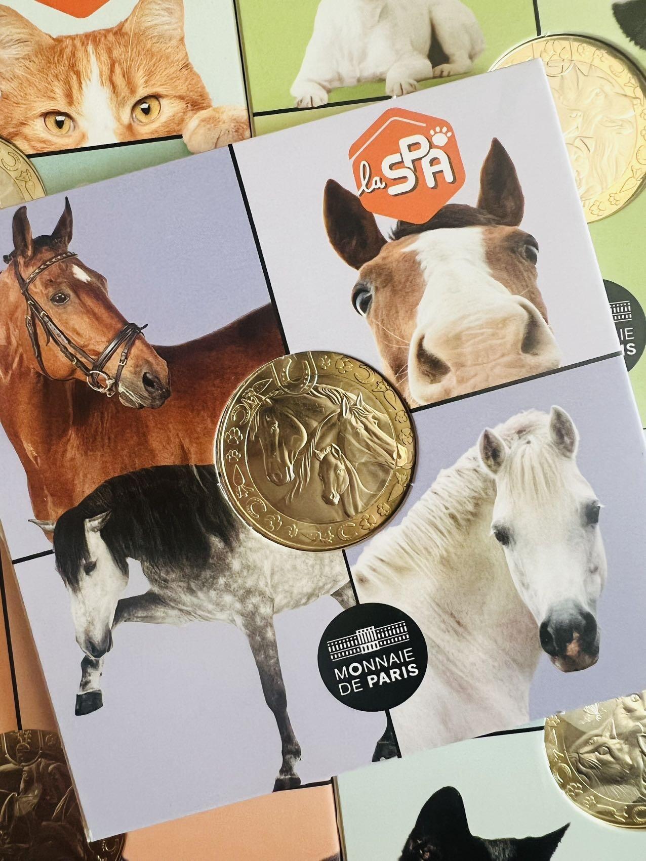 【法国】动物保护180周年纪念币～