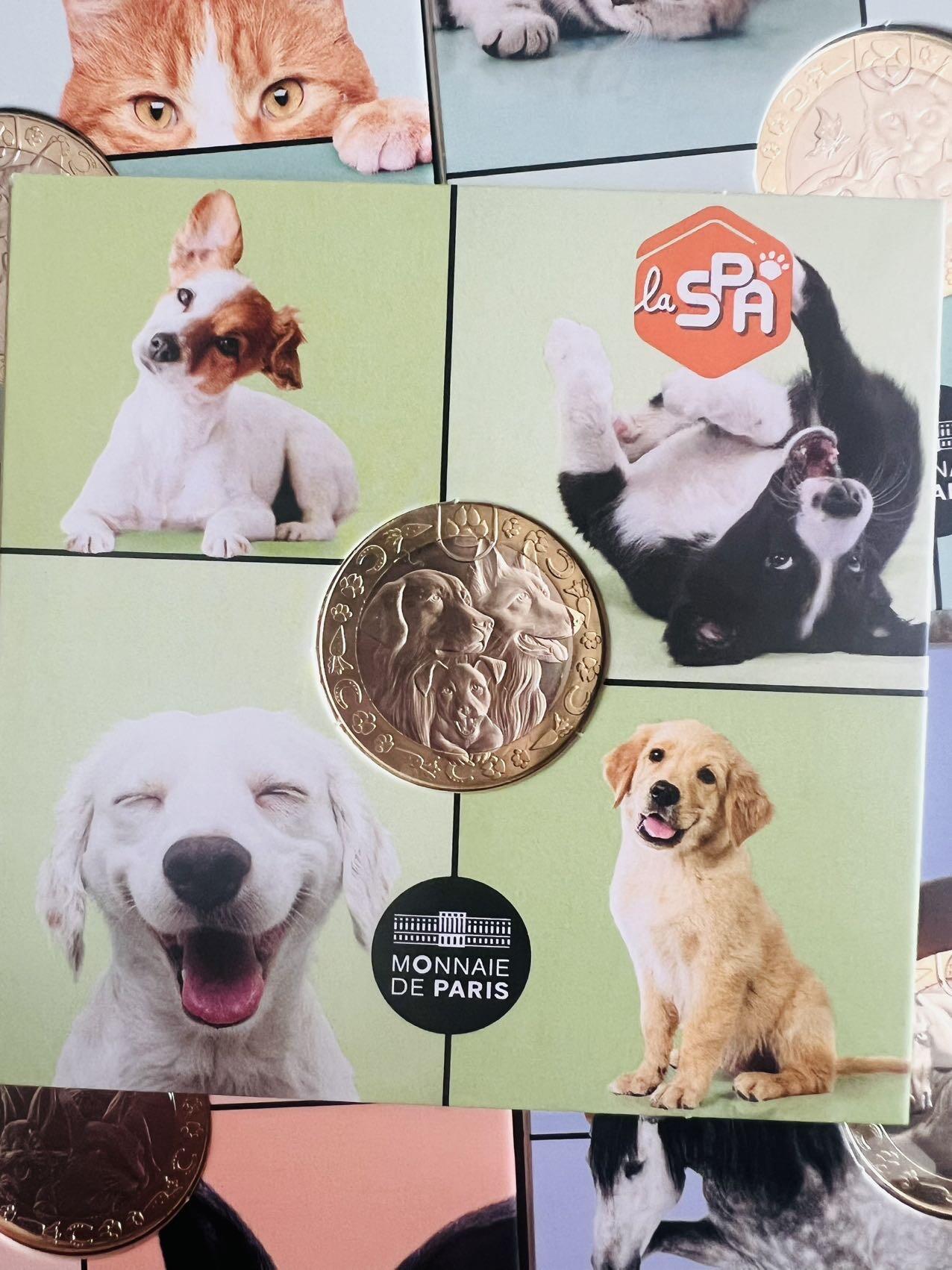 【法国】动物保护180周年纪念币～