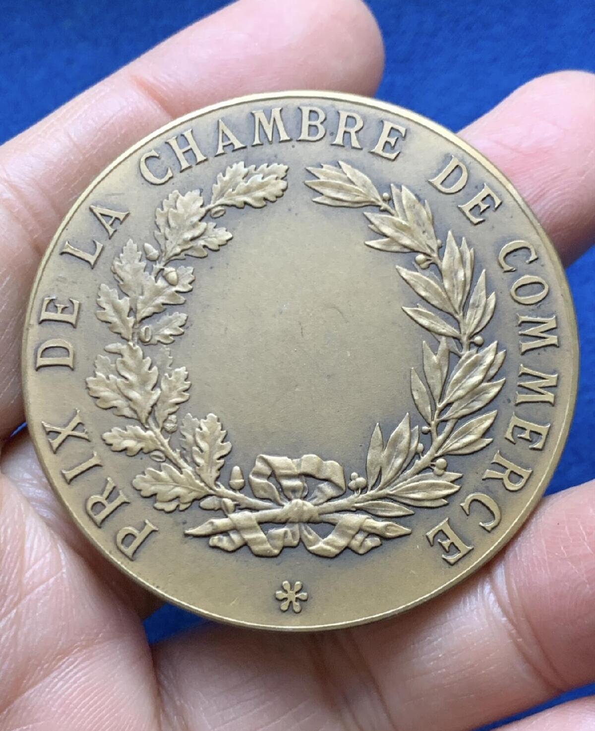 法国滨海布洛涅商会铜章，2026/2/14