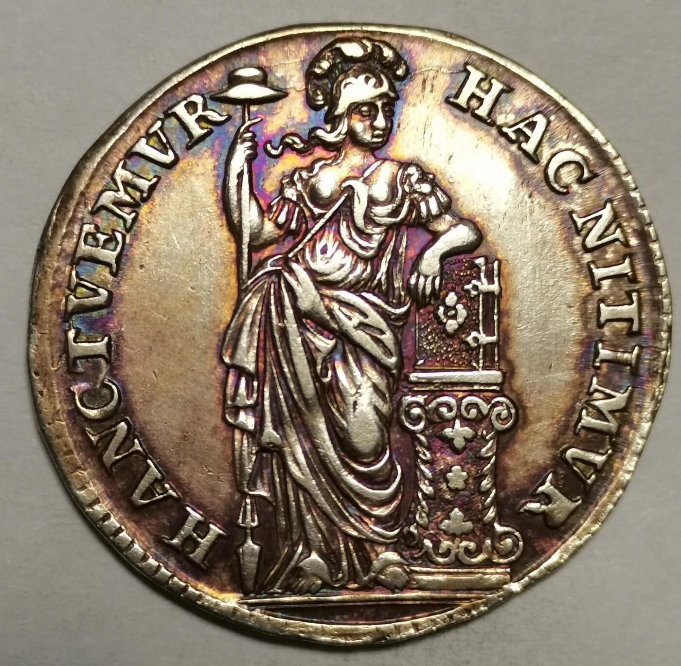 荷兰省1748年发行的10斯图弗银币