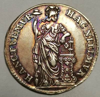 荷兰省1748年发行的10斯图弗银币