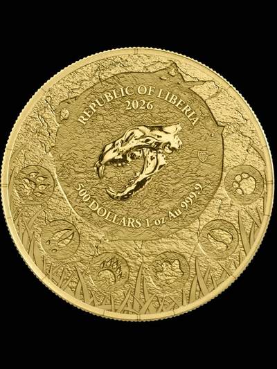 2026年利比里亚-洞狮金币