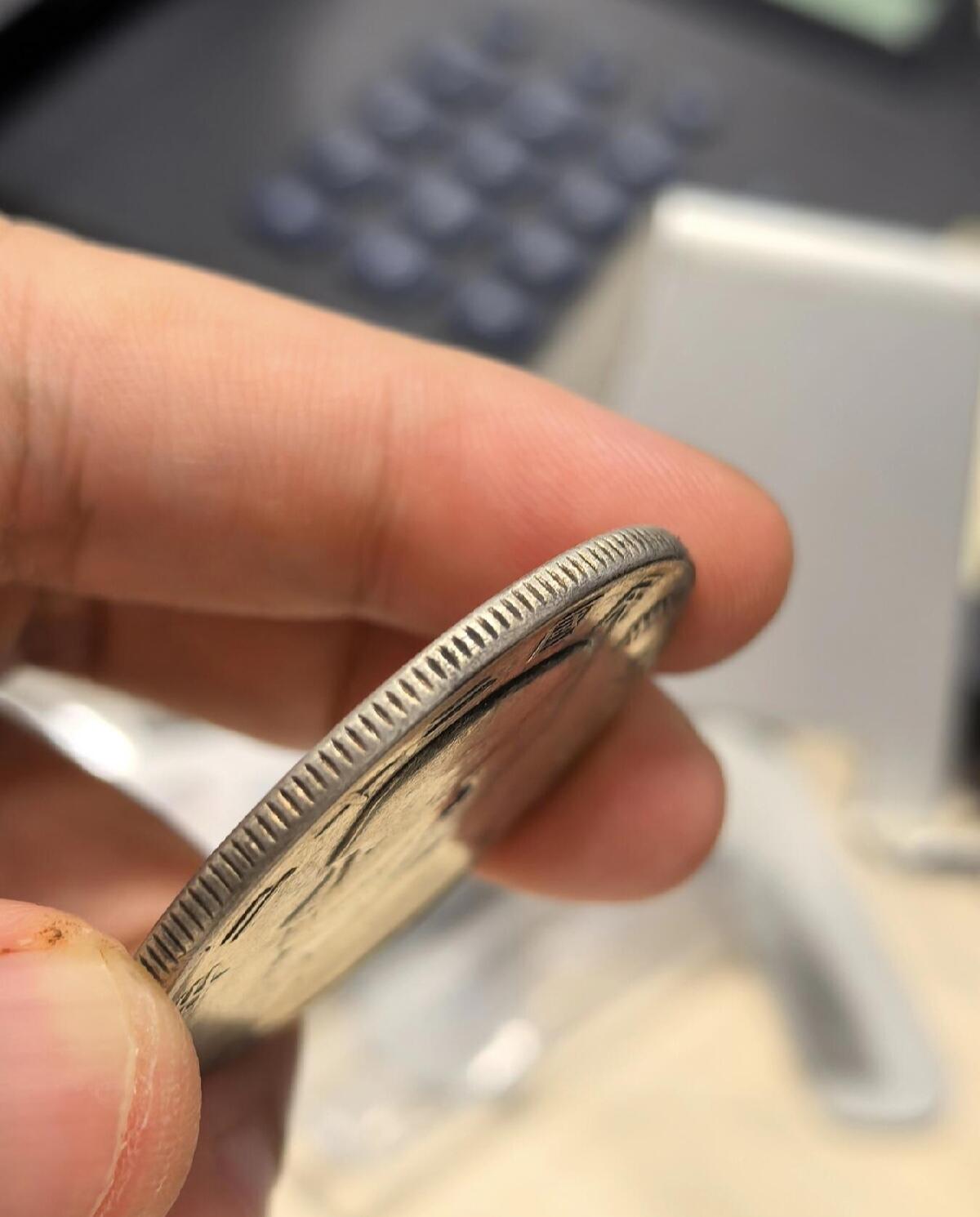 【美】稀少二十二年船 黄油包浆字口深打无清洗 裸币少见 2026/2/14