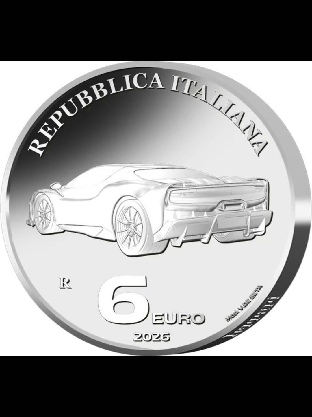 法拉利汽车套装—2026年意大利银币