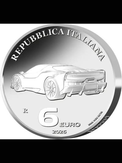 法拉利汽车套装—2026年意大利银币