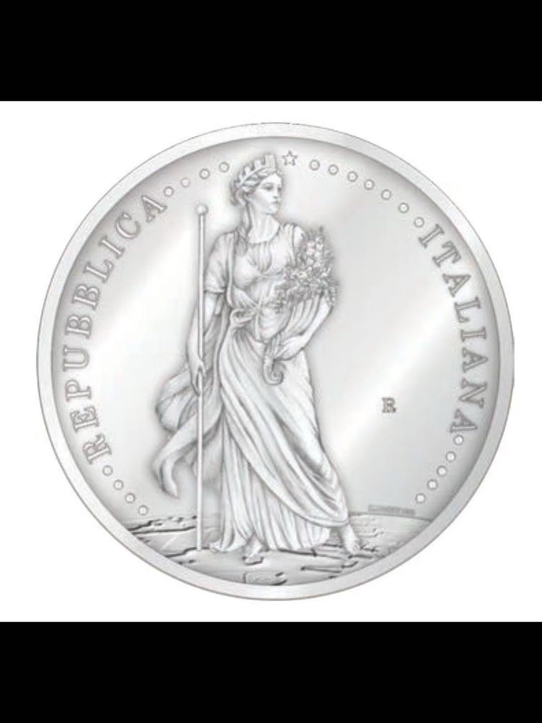 戴冠意大利女神—#2026年意大利银币