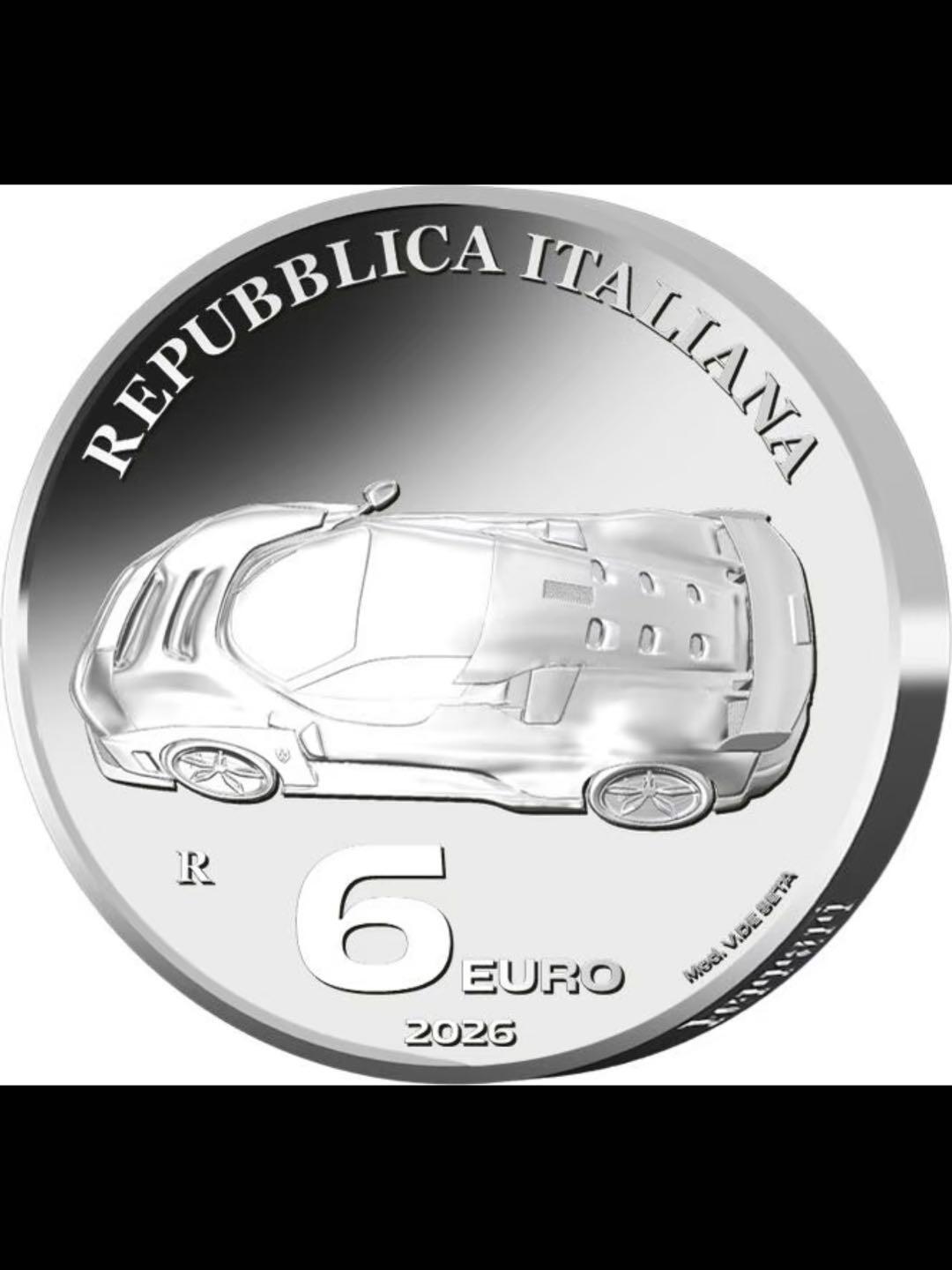 法拉利汽车套装—2026年意大利银币