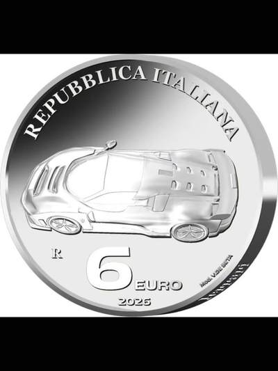 法拉利汽车套装—2026年意大利银币