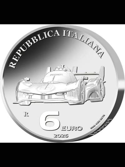 法拉利汽车套装—2026年意大利银币