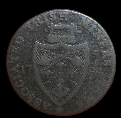 爱尔兰威克洛郡（Wicklow）Cronebane矿区半便士代币