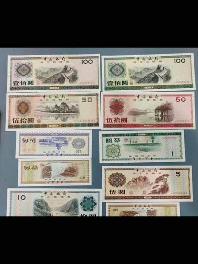 特殊的钱币—外汇券和国库券