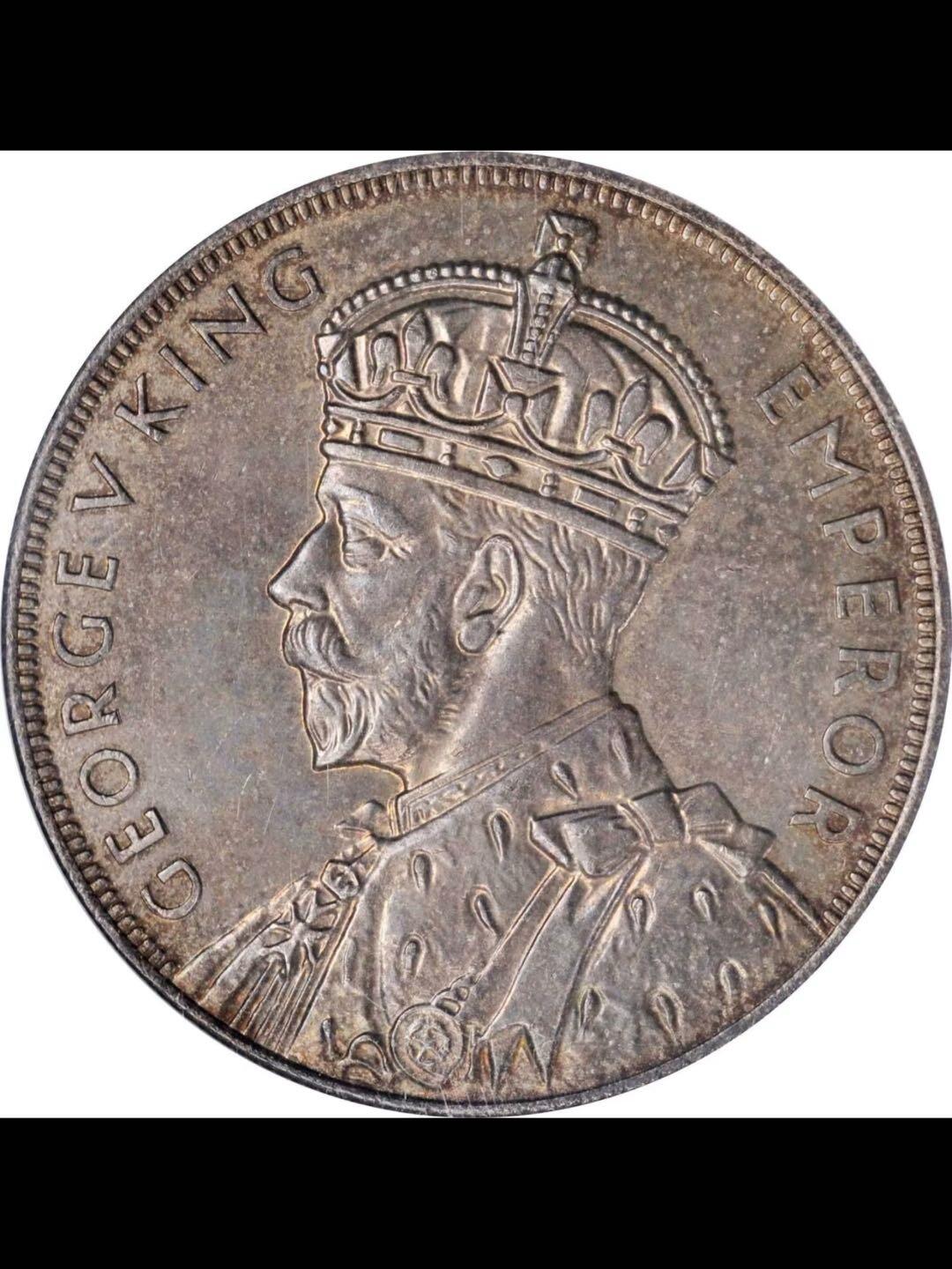 新西兰1935年纪念怀唐伊克朗银币