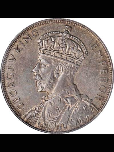 新西兰1935年纪念怀唐伊克朗银币