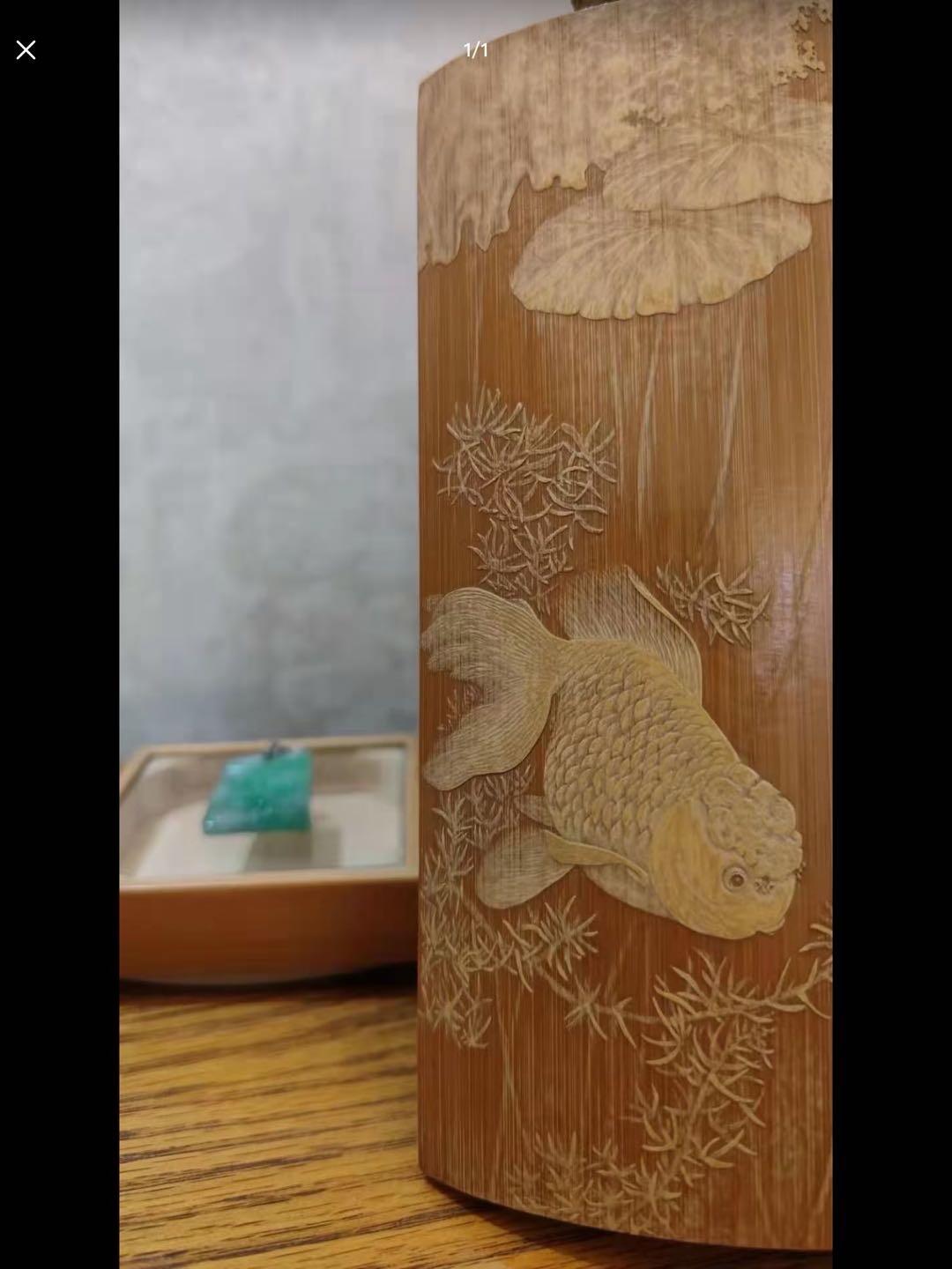 常州留青竹刻—金鱼