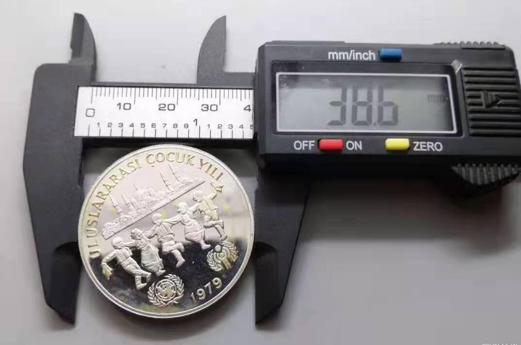 土耳其1979年国际儿童年500里拉银币