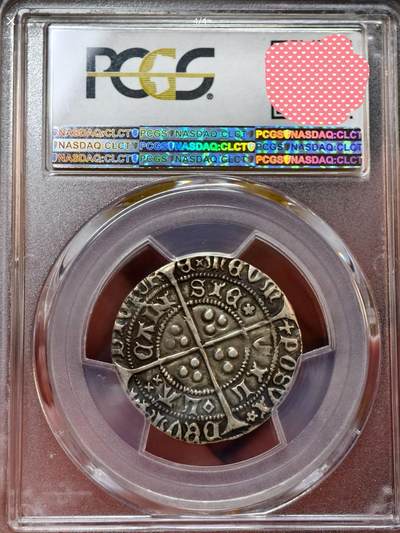 英国打制币亨利六世格罗特（4便士）银币