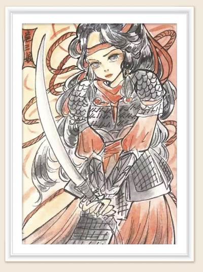 【随心】原创手绘：扈三娘