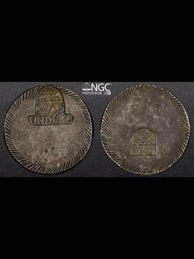 1808年西班牙赫罗纳1杜罗应急银币