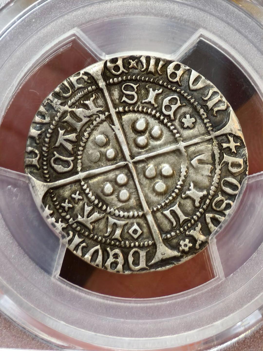 英国打制币亨利六世格罗特（4便士）银币